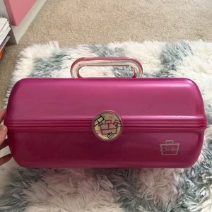 Pink Caboodle Plastic Make Up Organizer